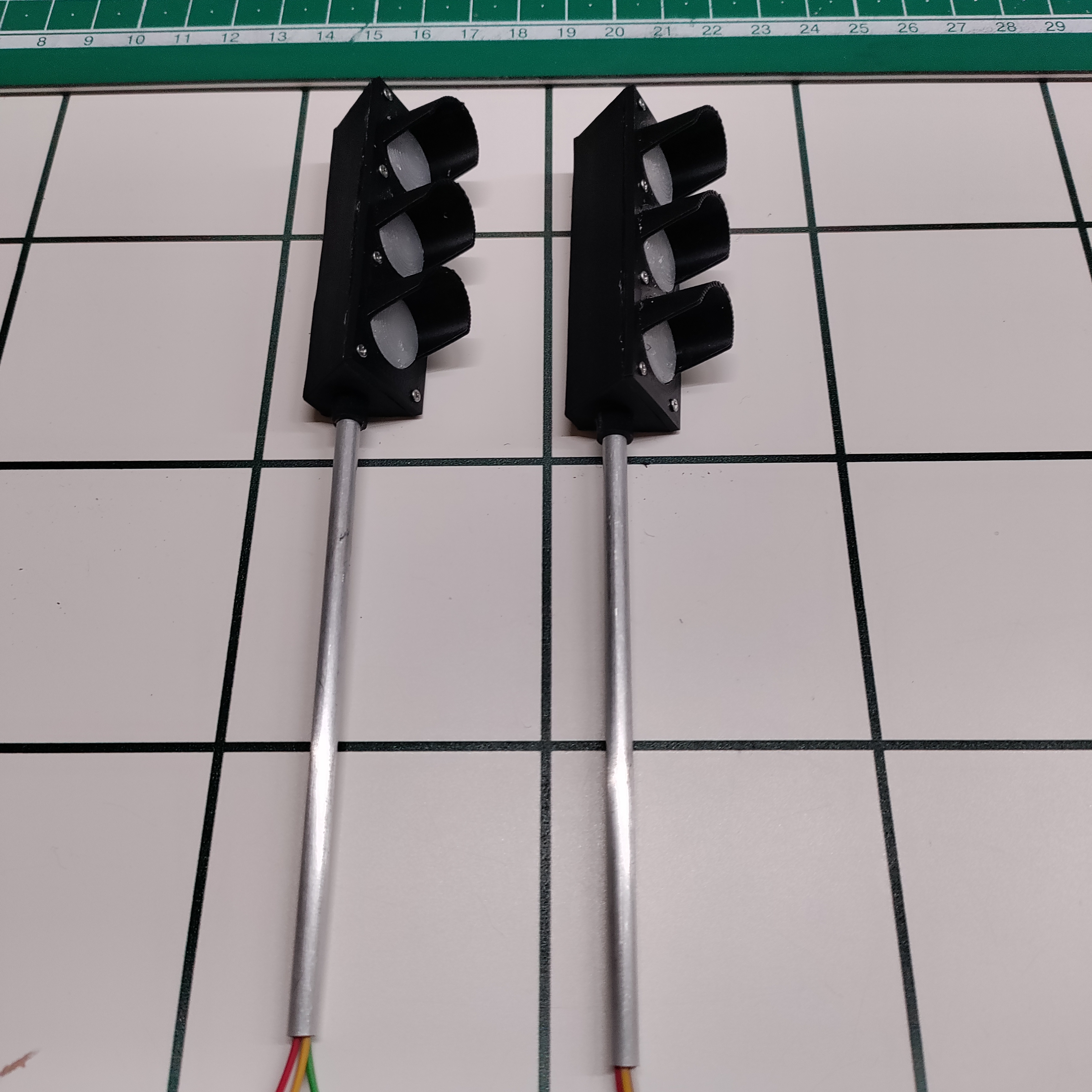 Miniatura 2 do modelo 3D 1/14 traffic light