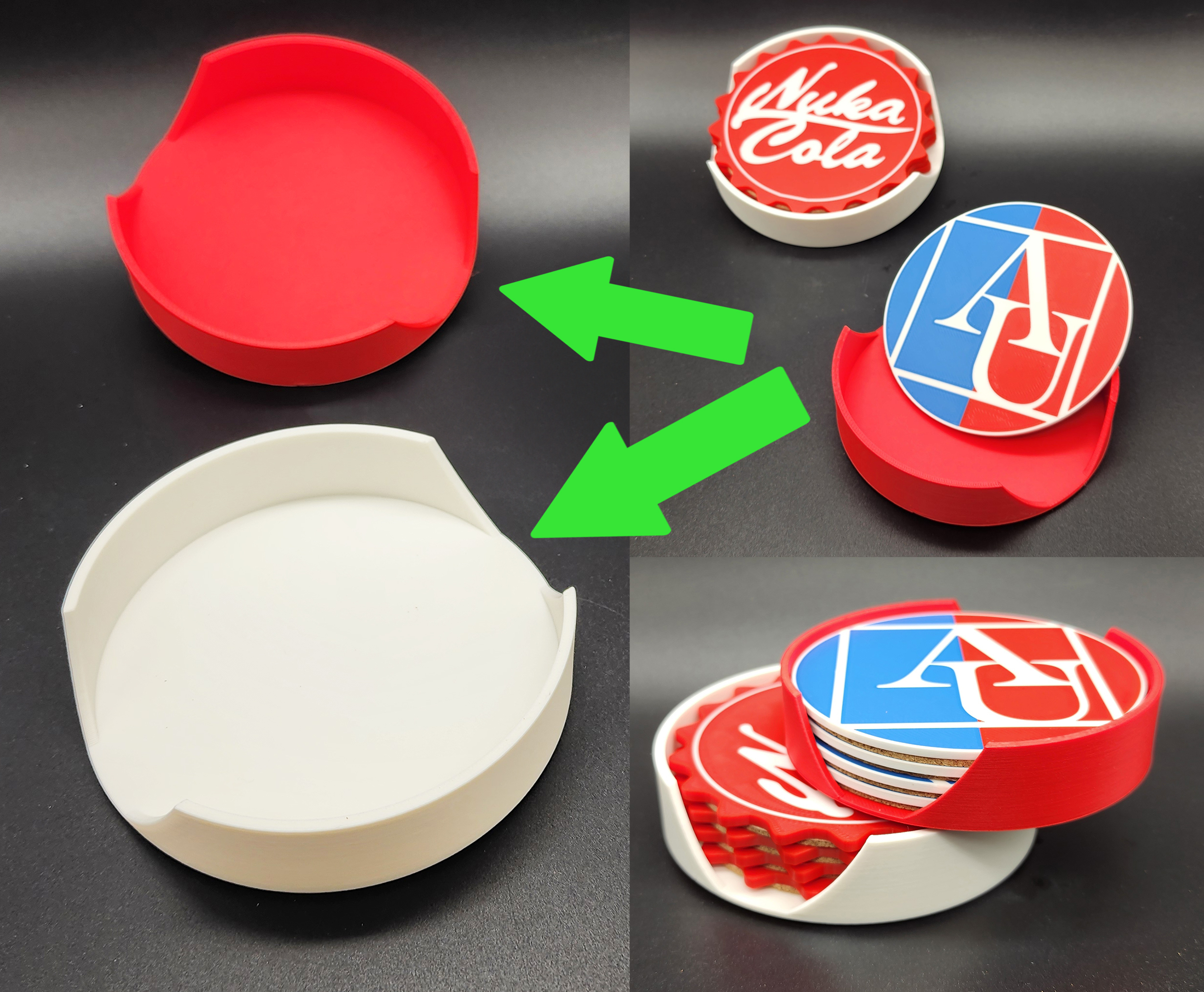 Scalable Coaster Holder - Fast Print