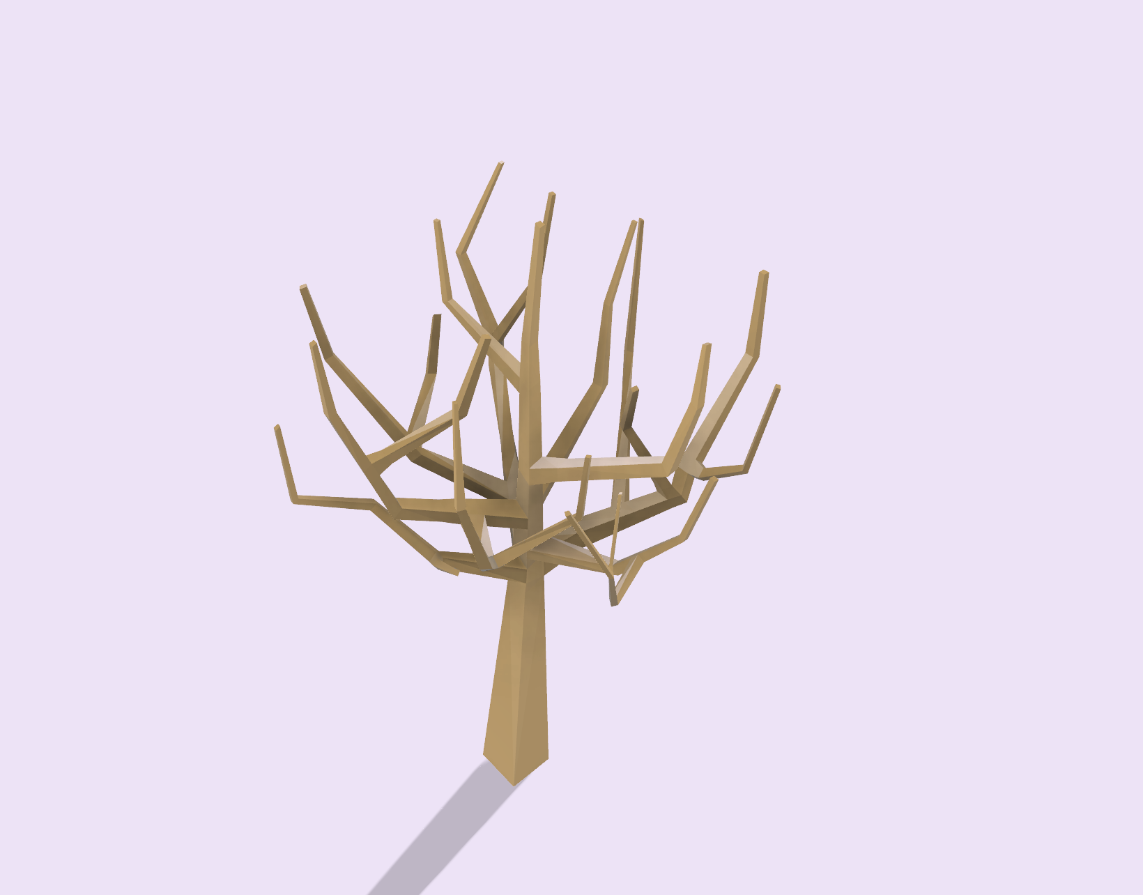 Miniatura 2 do modelo 3D Lowpoly Tree