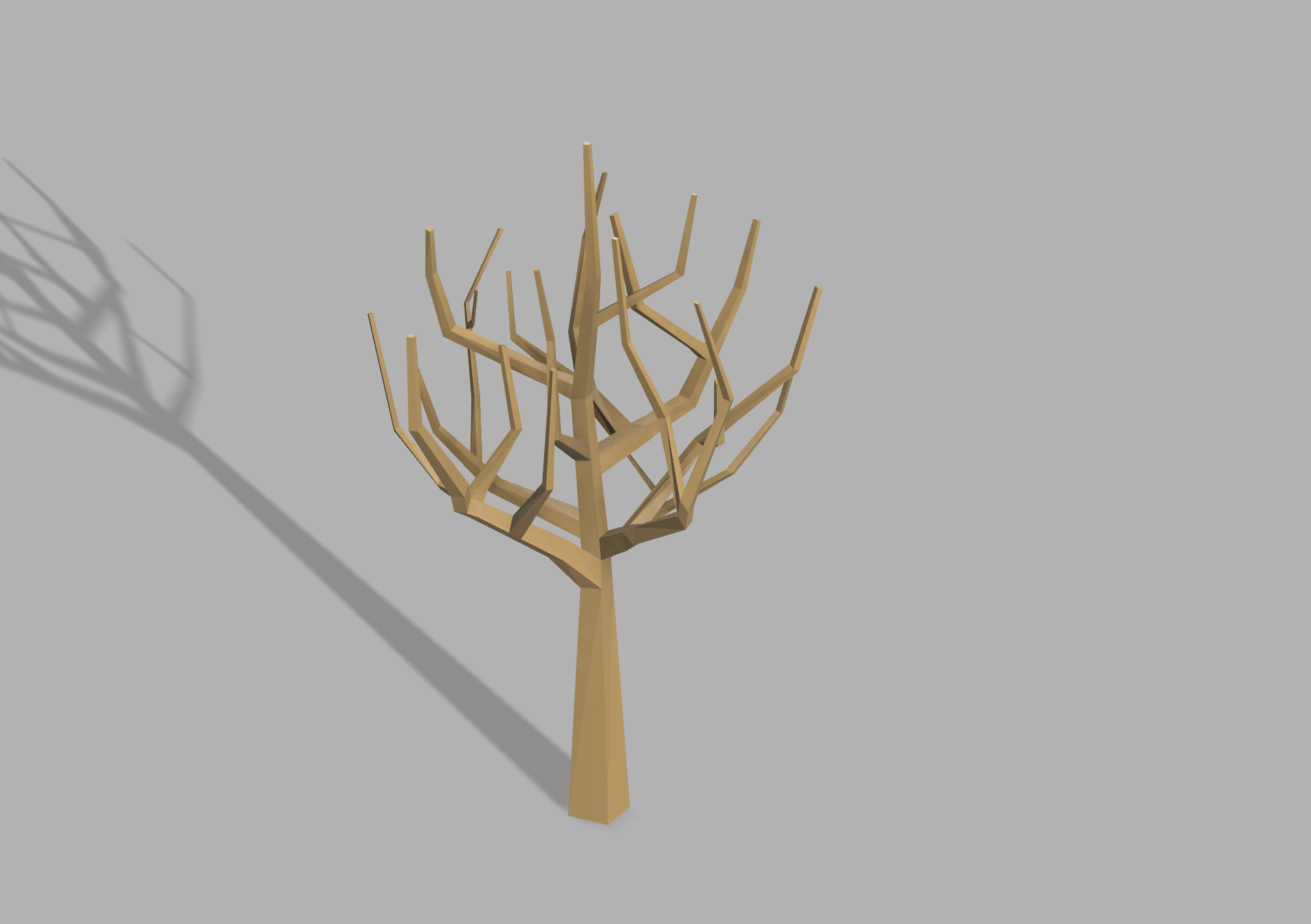 Miniatura 4 do modelo 3D Lowpoly Tree