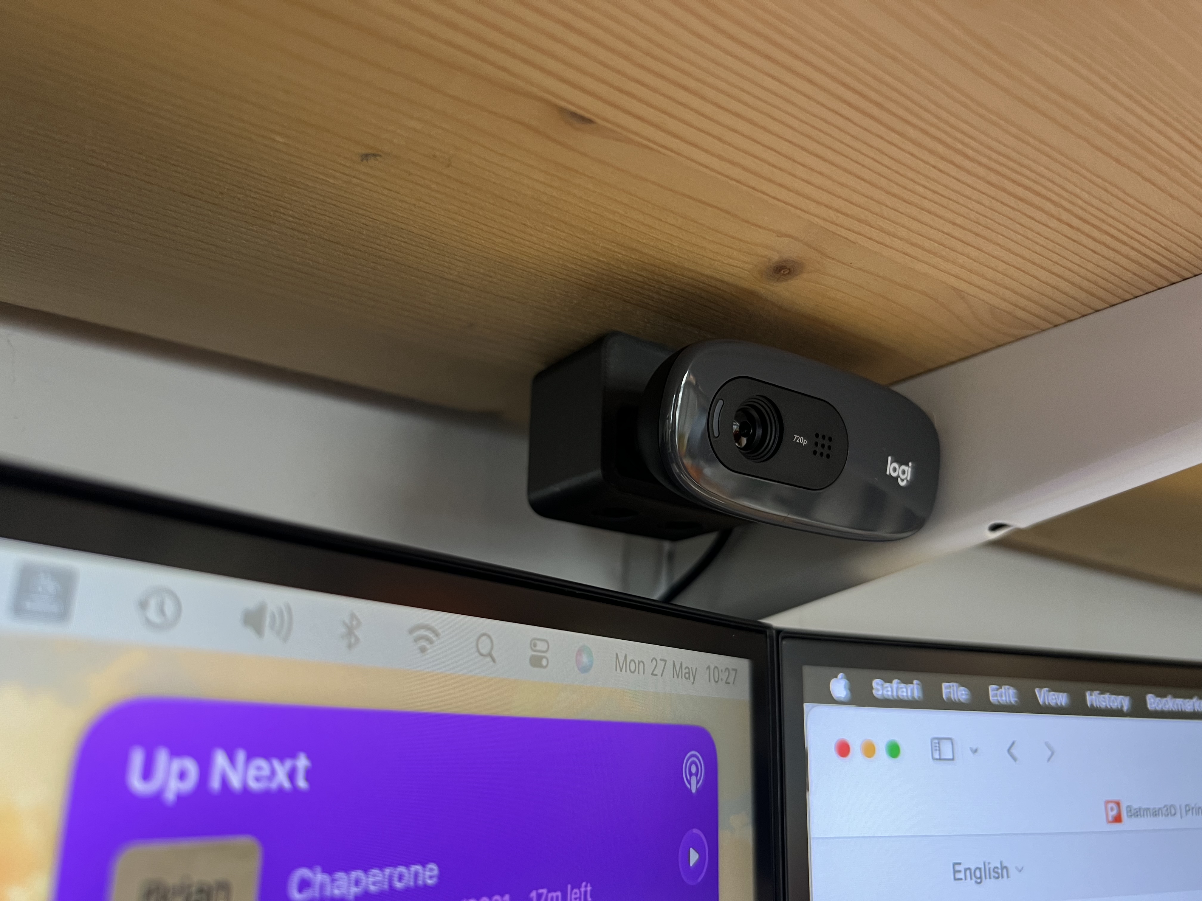 Logitech C270 mount