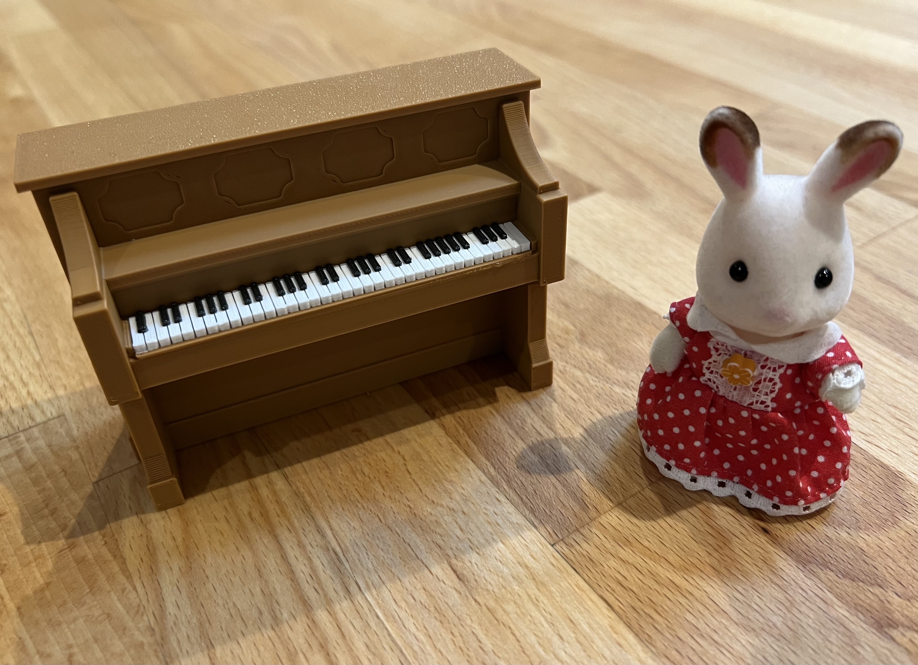 Sylvanian Families Piano by Batman3D Download free STL model Printables