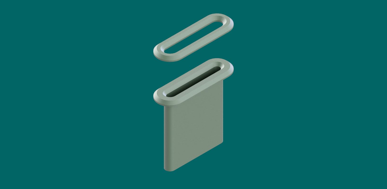 IKEA LACK Filamentguide (wide covers for both sides) 3D model thumbnail