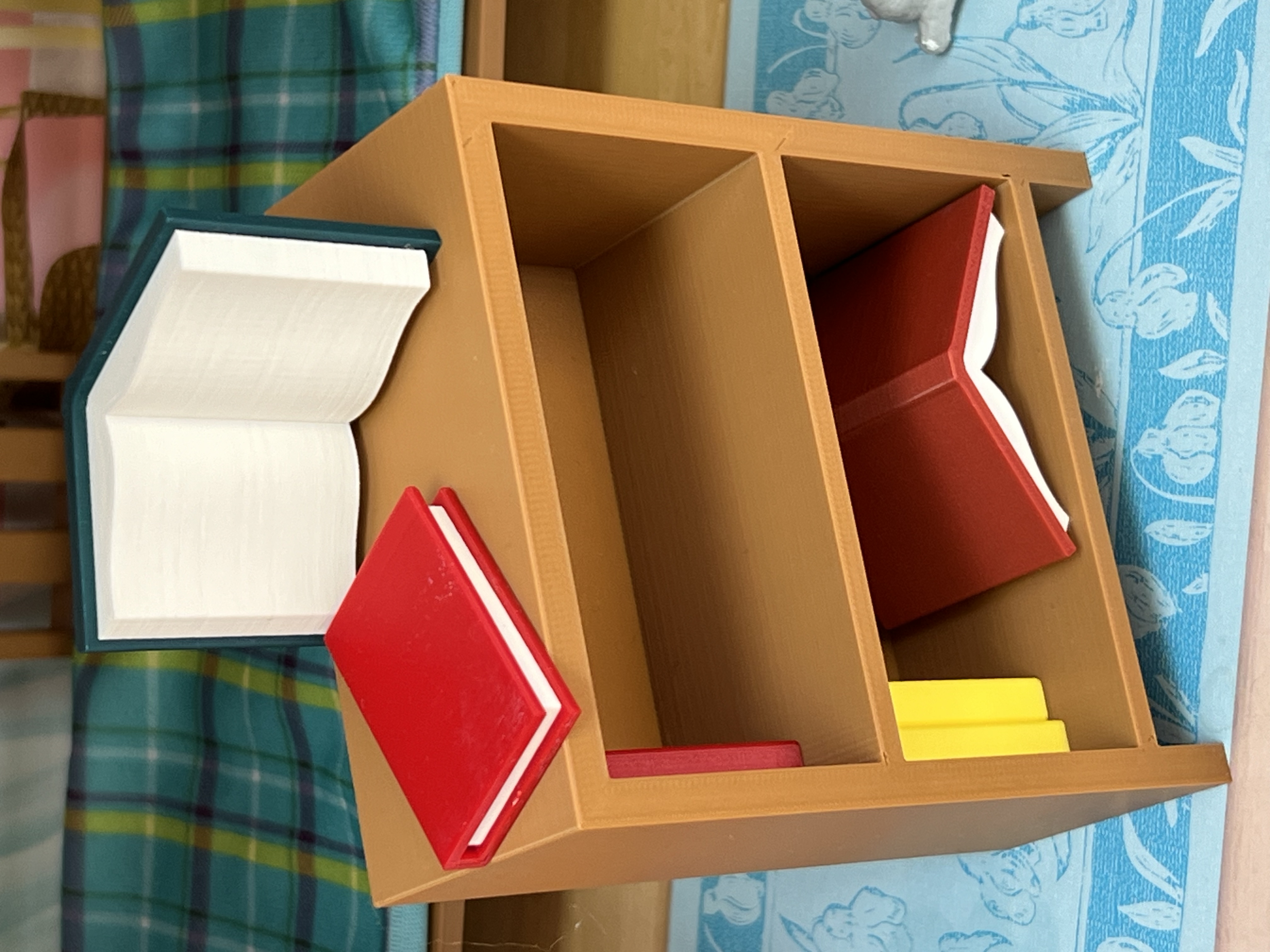 Barbie bookshelf & books