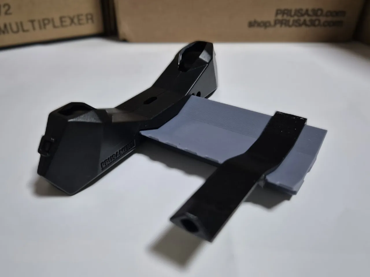 MMU3 Spool Holder Guide with notch by ricebread | Download free STL ...