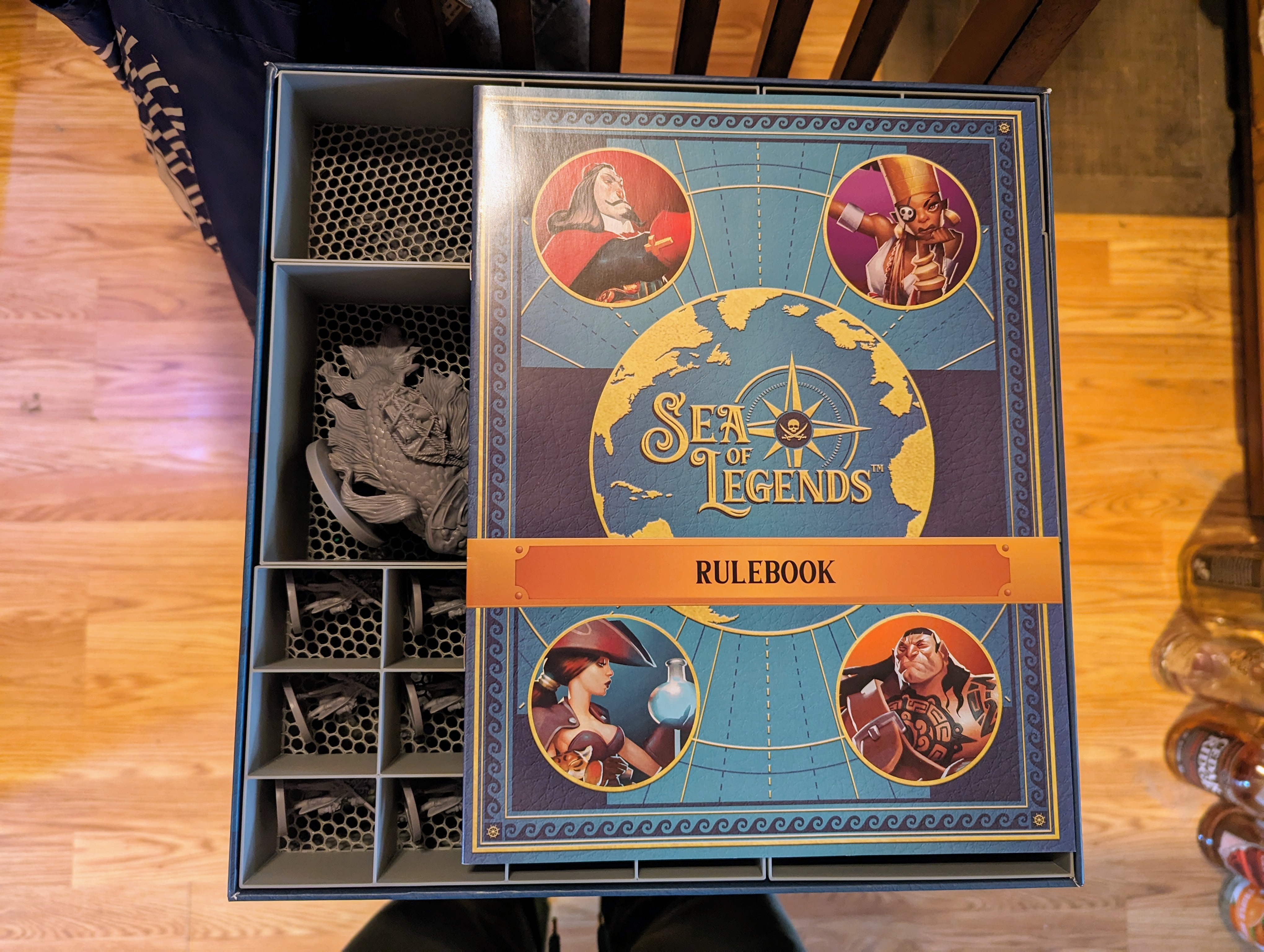 Sea of Legends board game insert (plus all expansions)