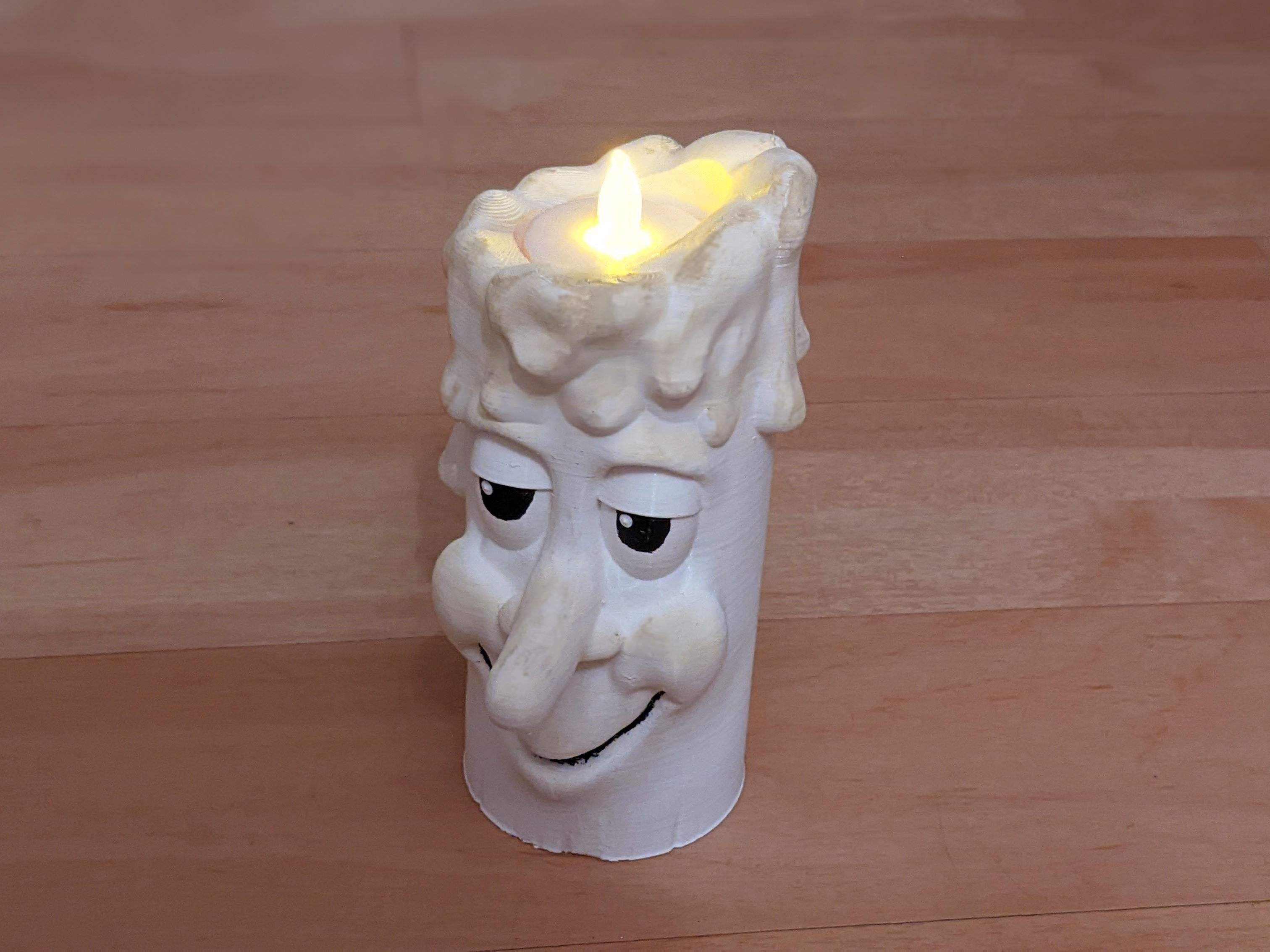 Funny Cartoon Christmas Candle ( No 1 Of 4) ( Now Also With Led Support 