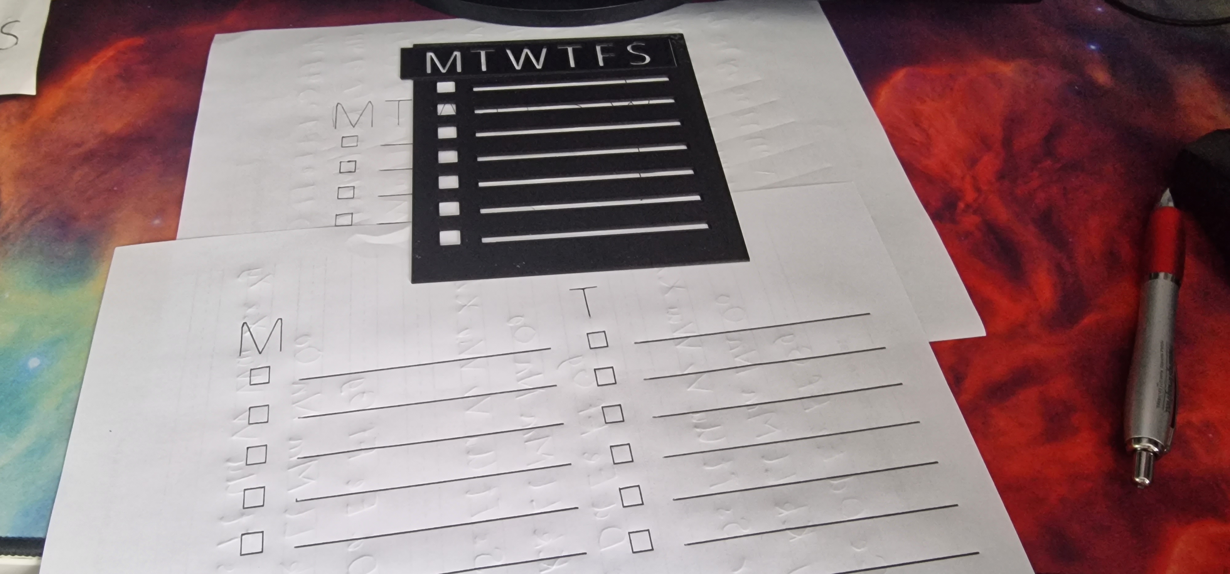 Weekly Planner Template