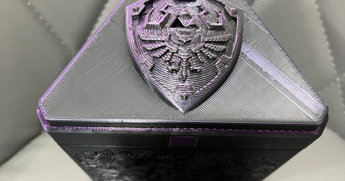 Hylian Shield Triangular Topper lid by Jo0001 | Download free STL model ...