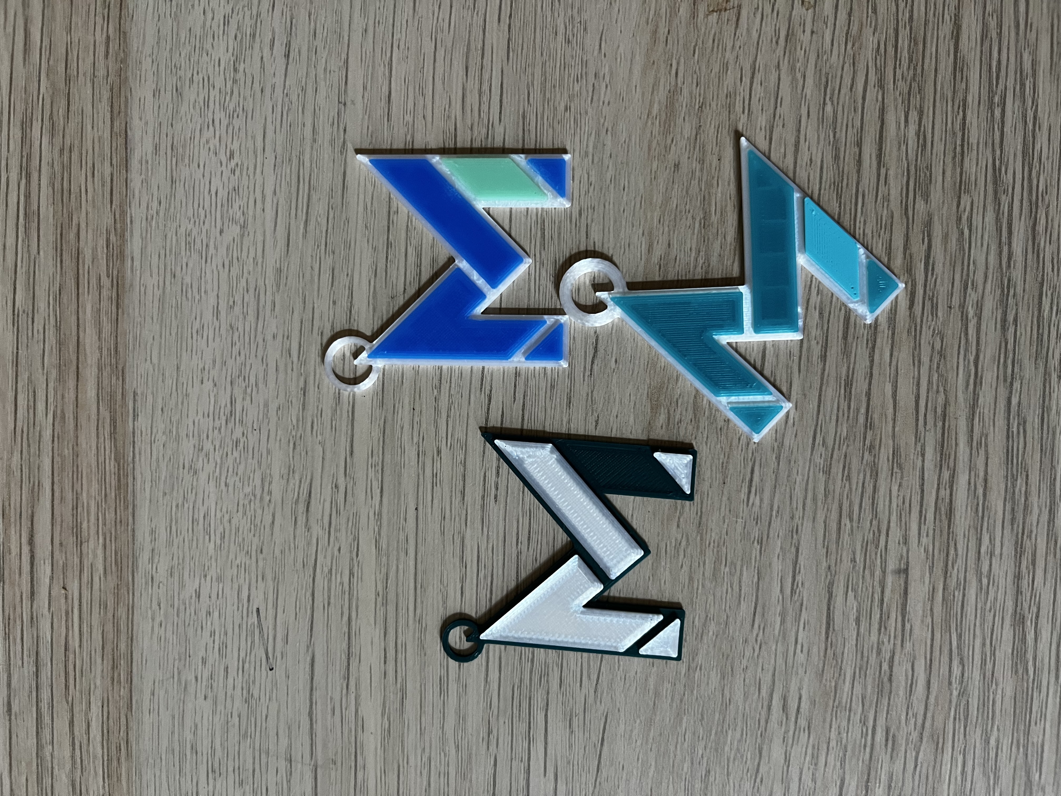 M letter Keychain
