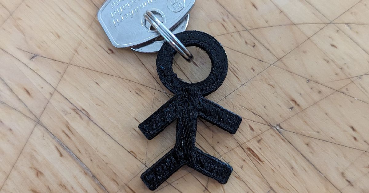 Stickman keychain by Jonne Terlouw | Download free STL model ...