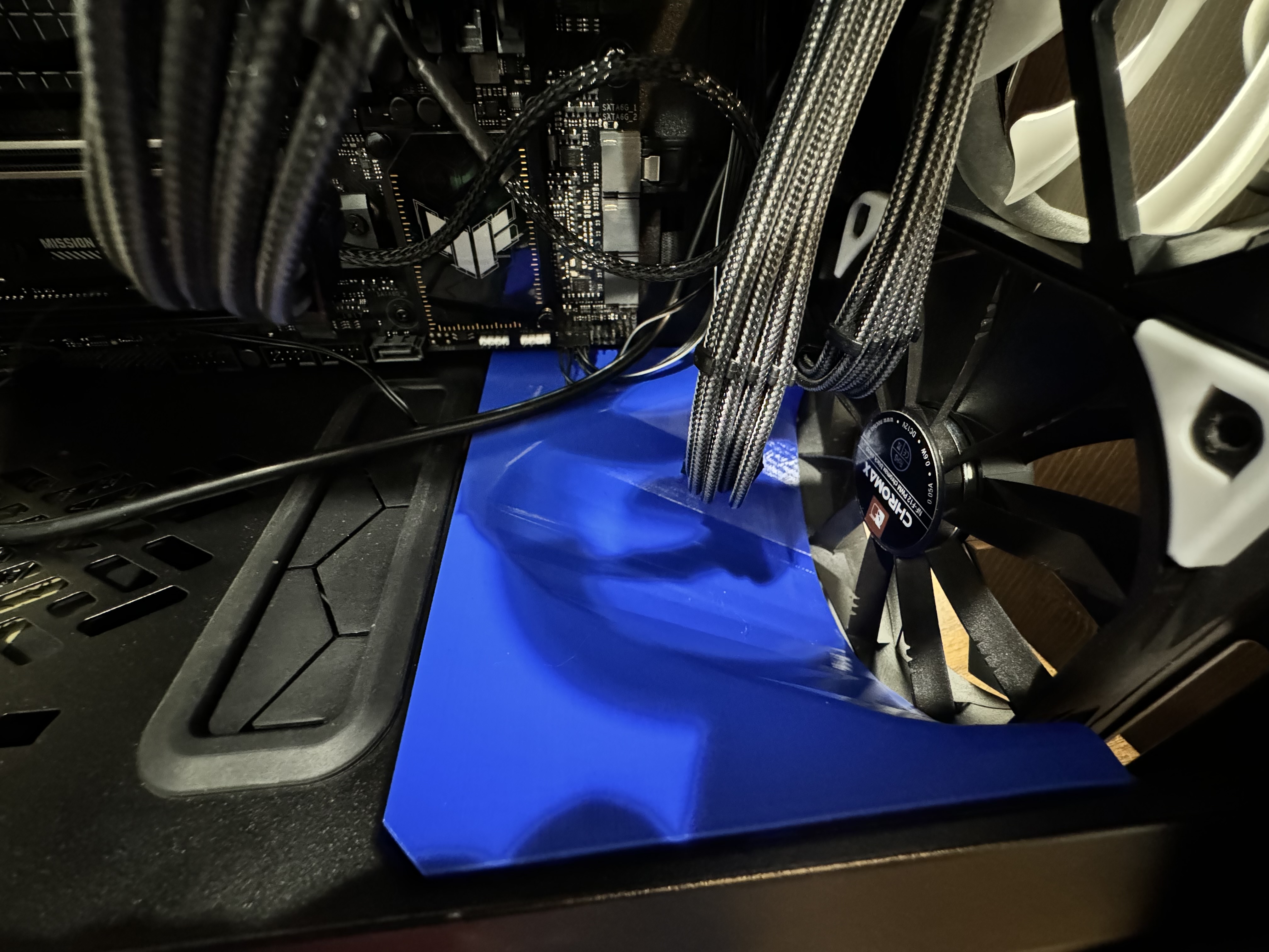 GPU Fan shroud bottom plate for Fractal Meshify 2 Mini