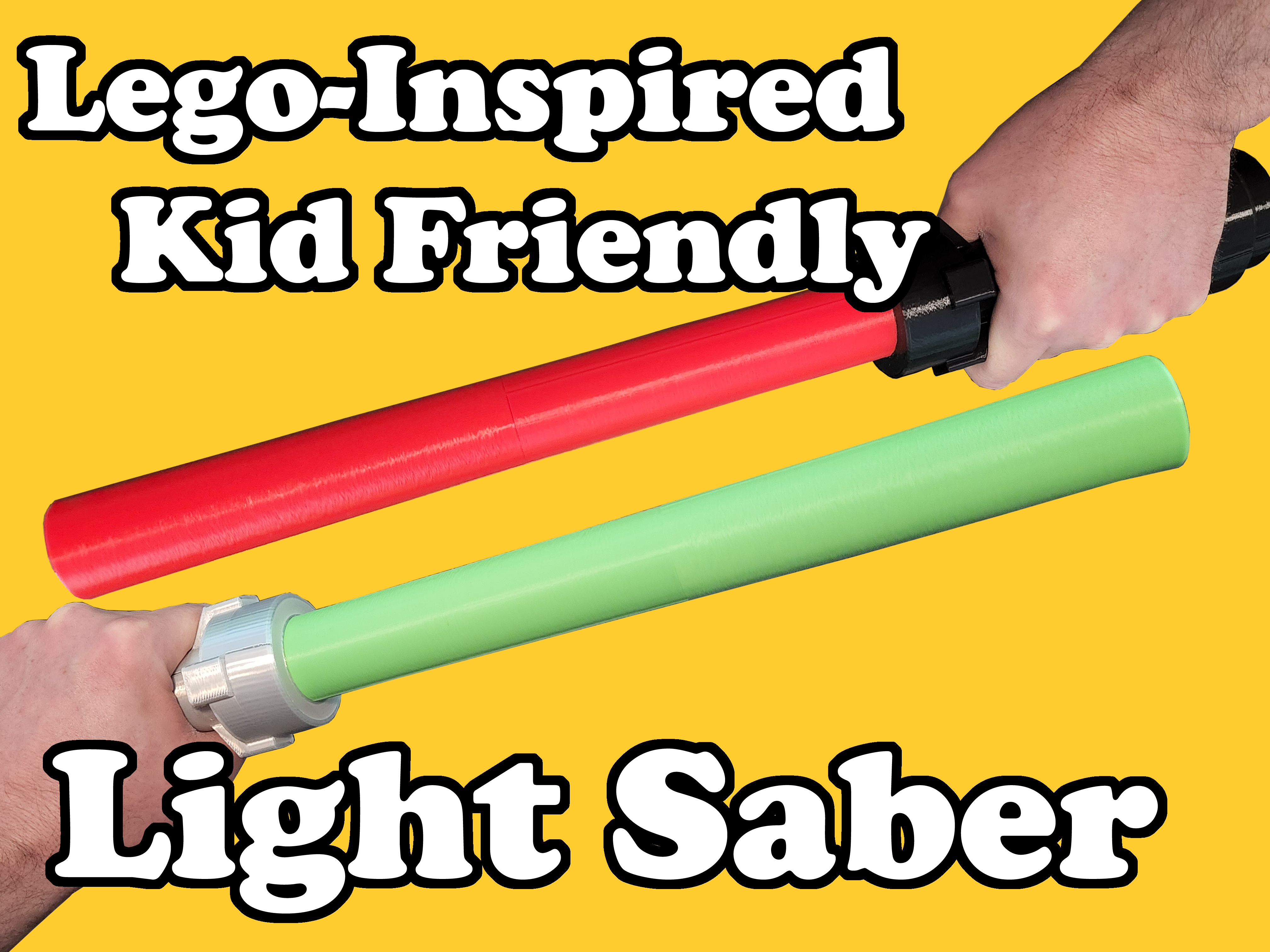 Lego-Inspired Kid Friendly Light Sabers