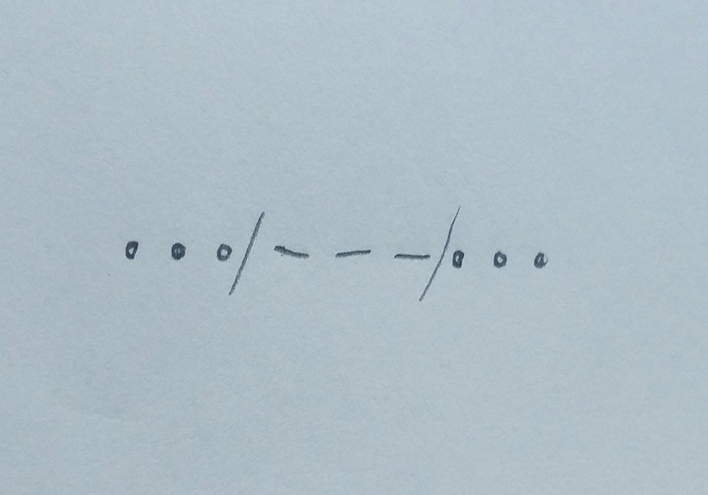 Miniatura 3 do modelo 3D Morse code template
