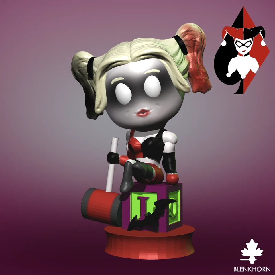 DC DOUBLE BIT: HARLEY QUINN por Blenkhorn | Descargar modelo STL gratuito |  Printables.com