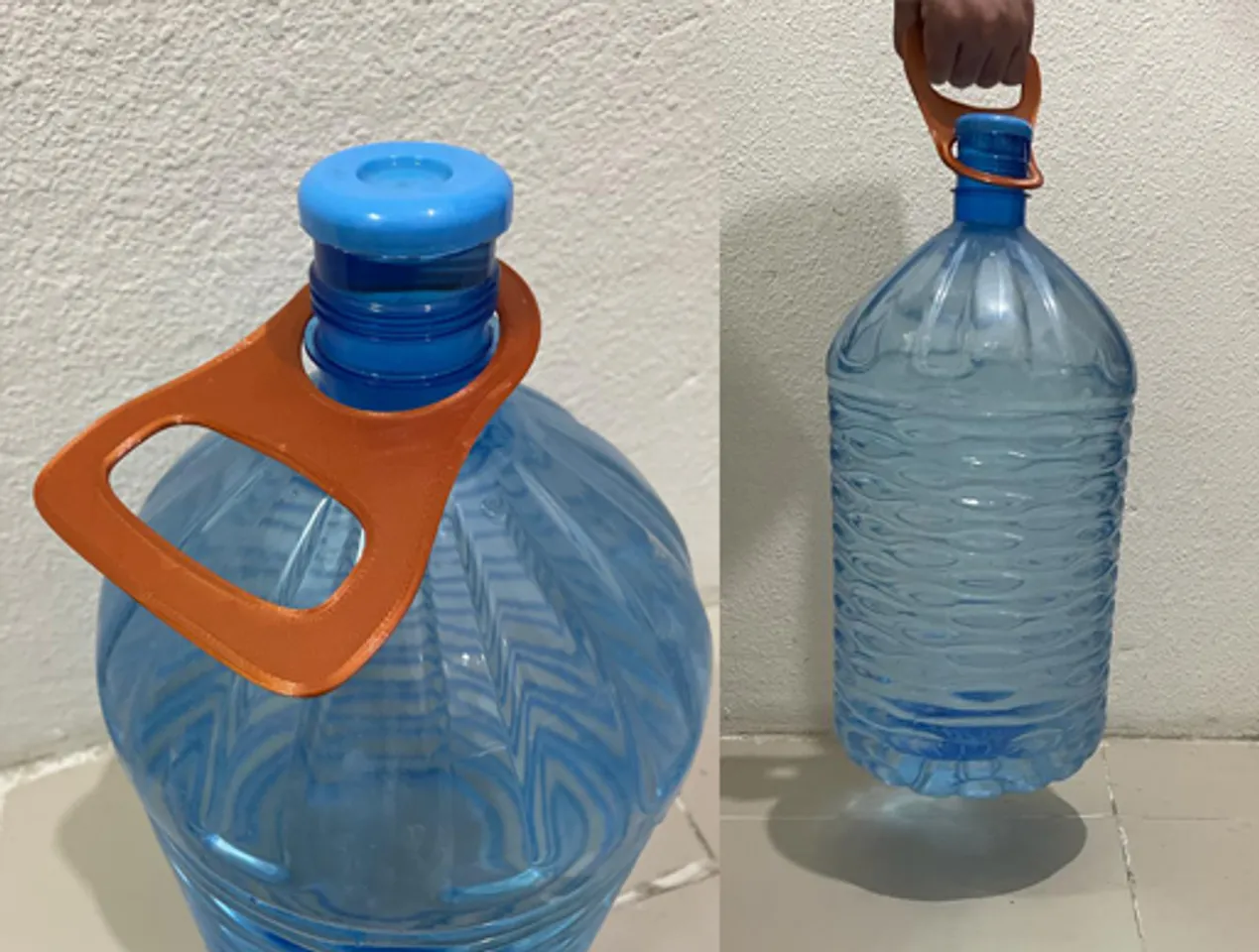 Water Bottle Handle, Slim and So Strong :) by The Professional, Download  free STL model