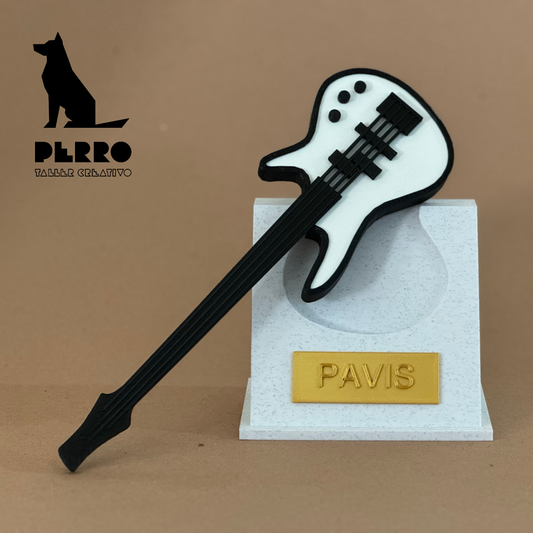 Trophy base Guitar Lamp - Base tipo trofeo Guitar Lamp