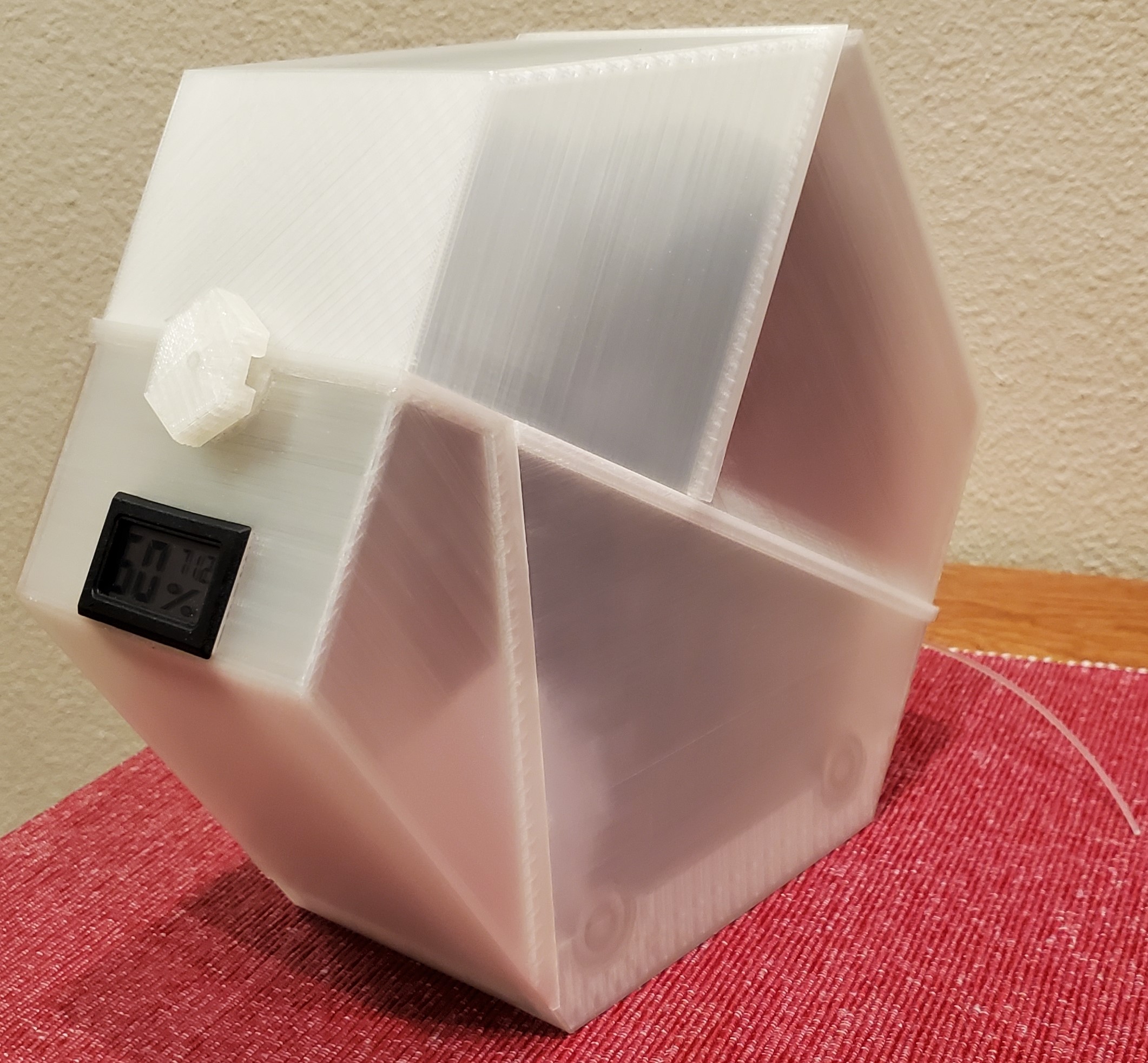 Spool Holder and drybox for PRUSA Mini+ 3D model thumbnail