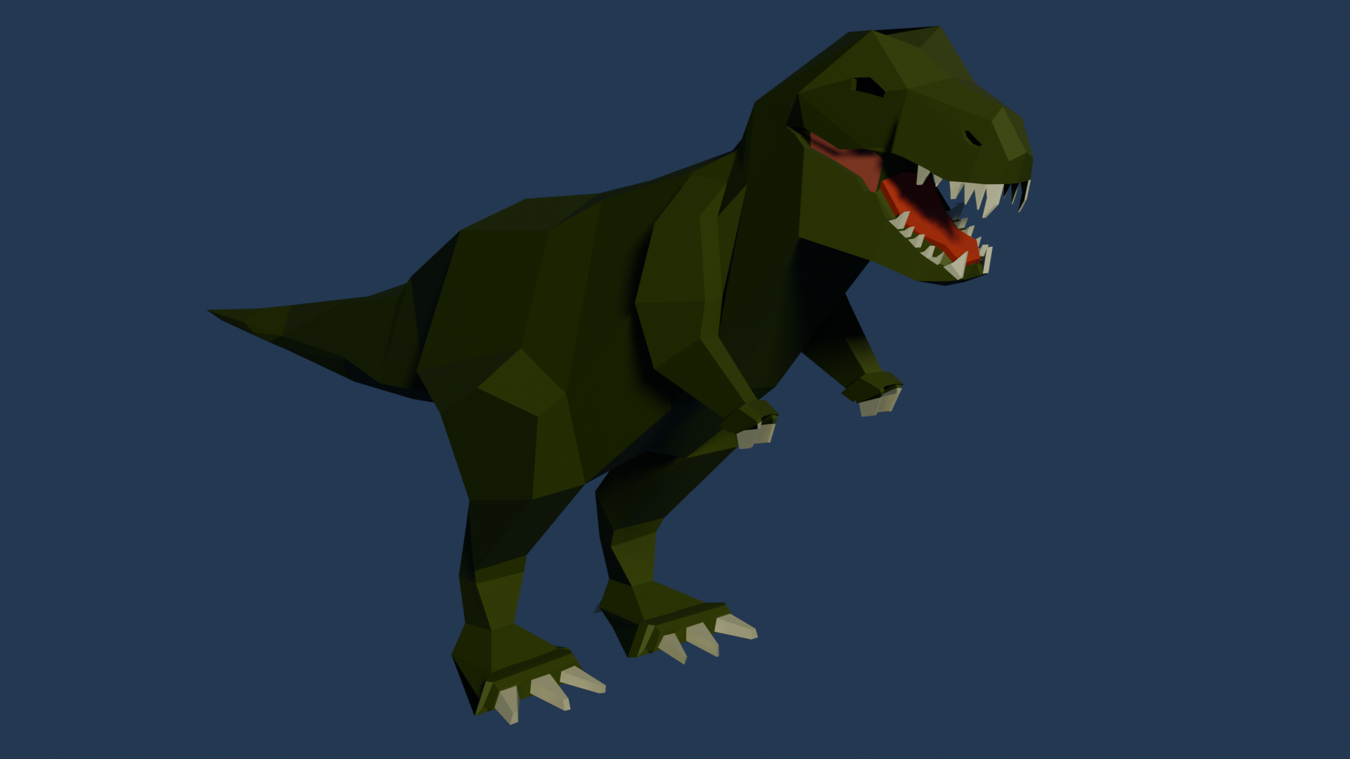 Not a fancy dino