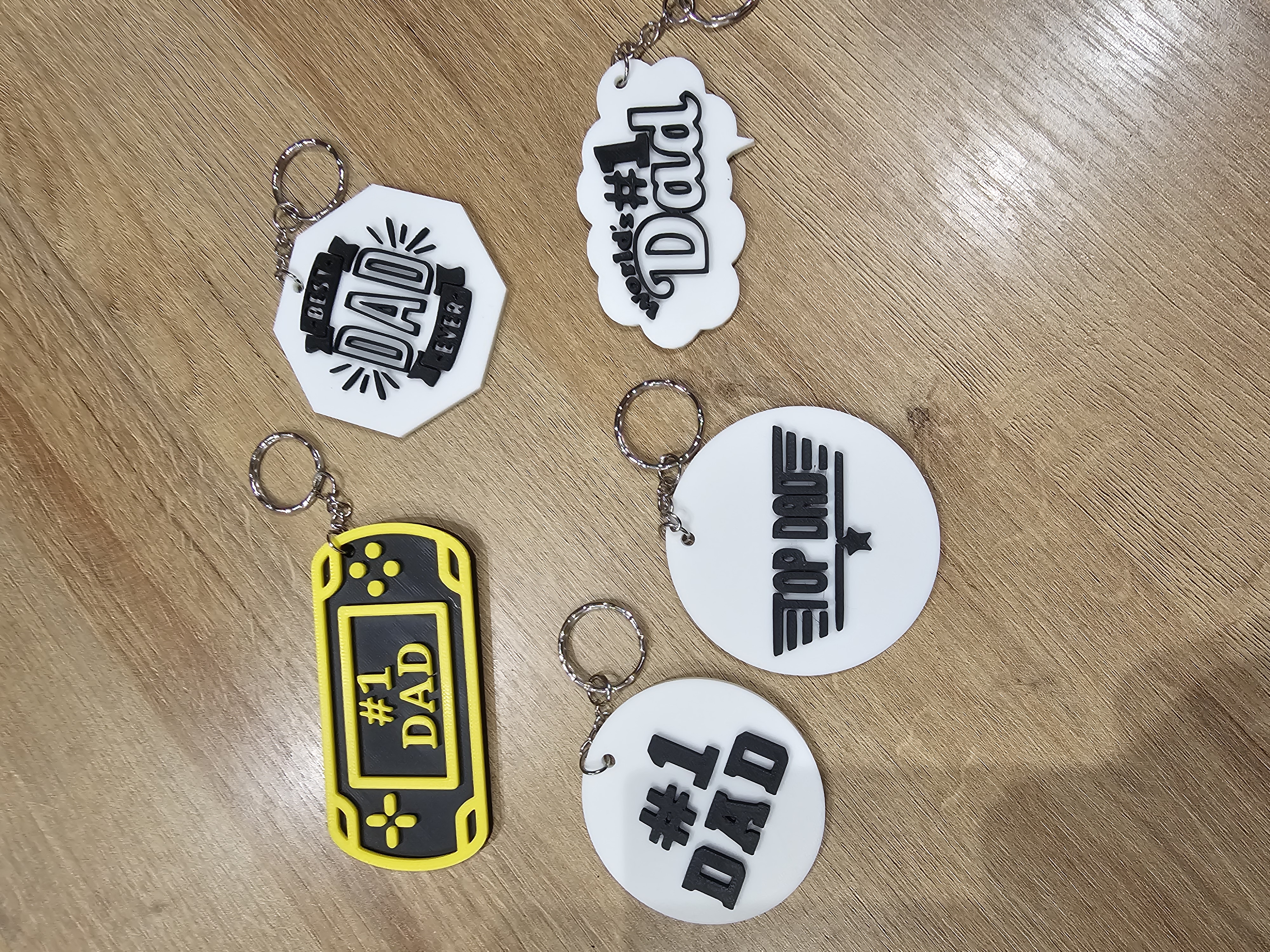 Fathers day keyrings