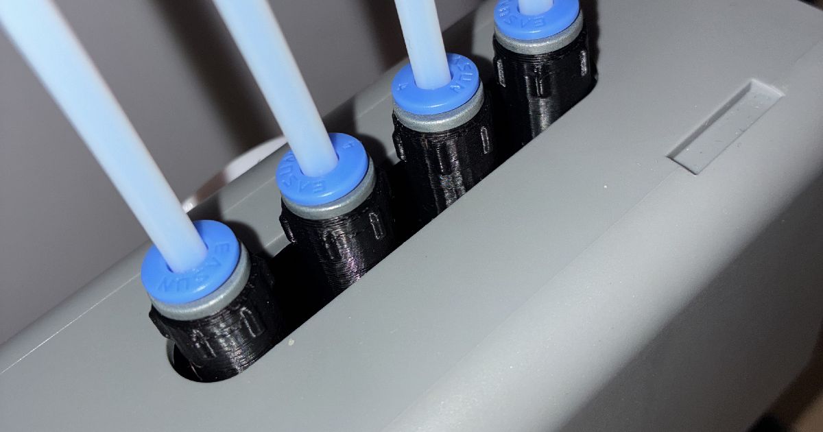 ECAS04 adapters for Flashforge AD5X IFS tubing by Namida Verasche | Download free STL model | Printables.com