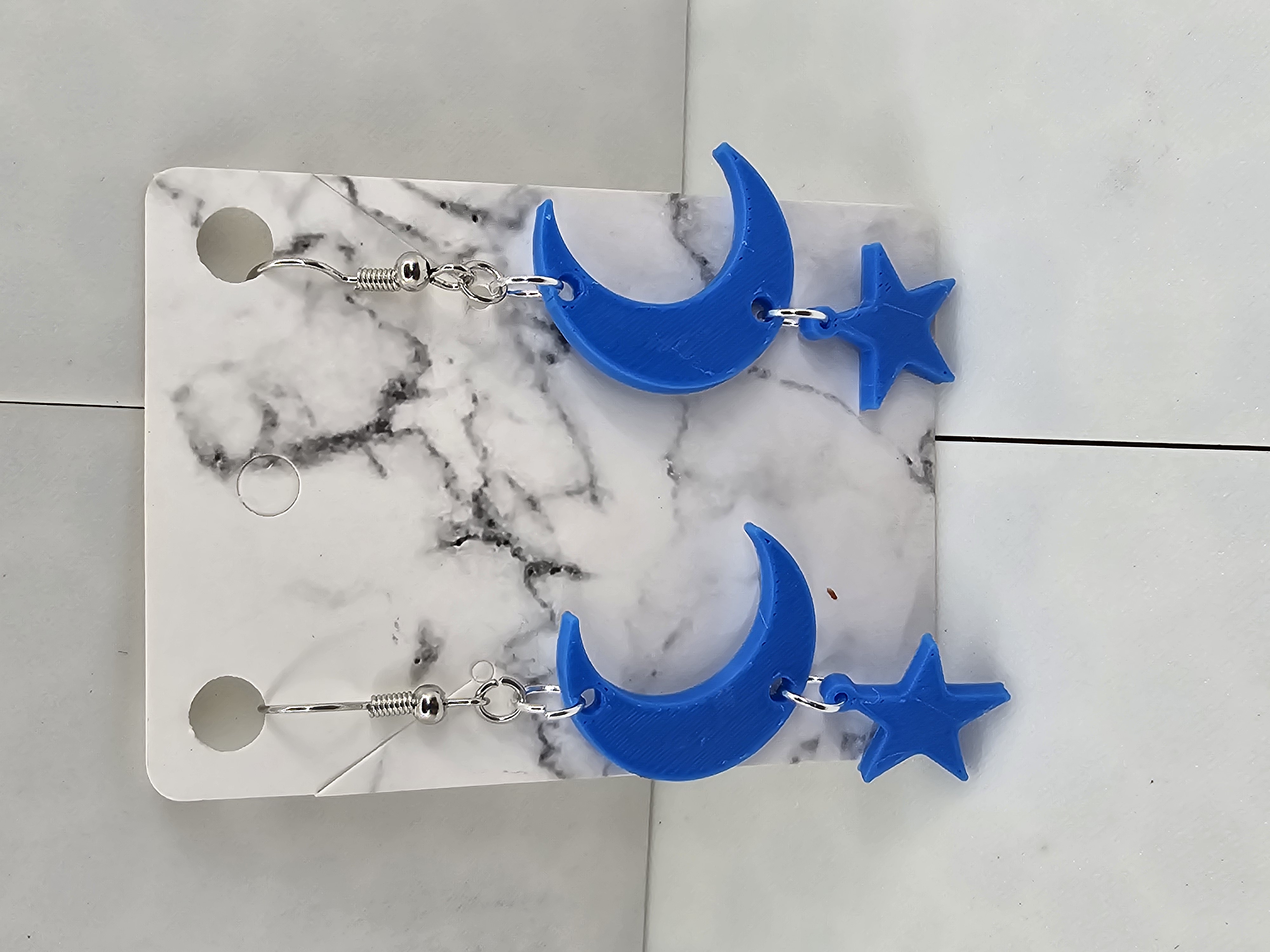 Star and Moon Earrings