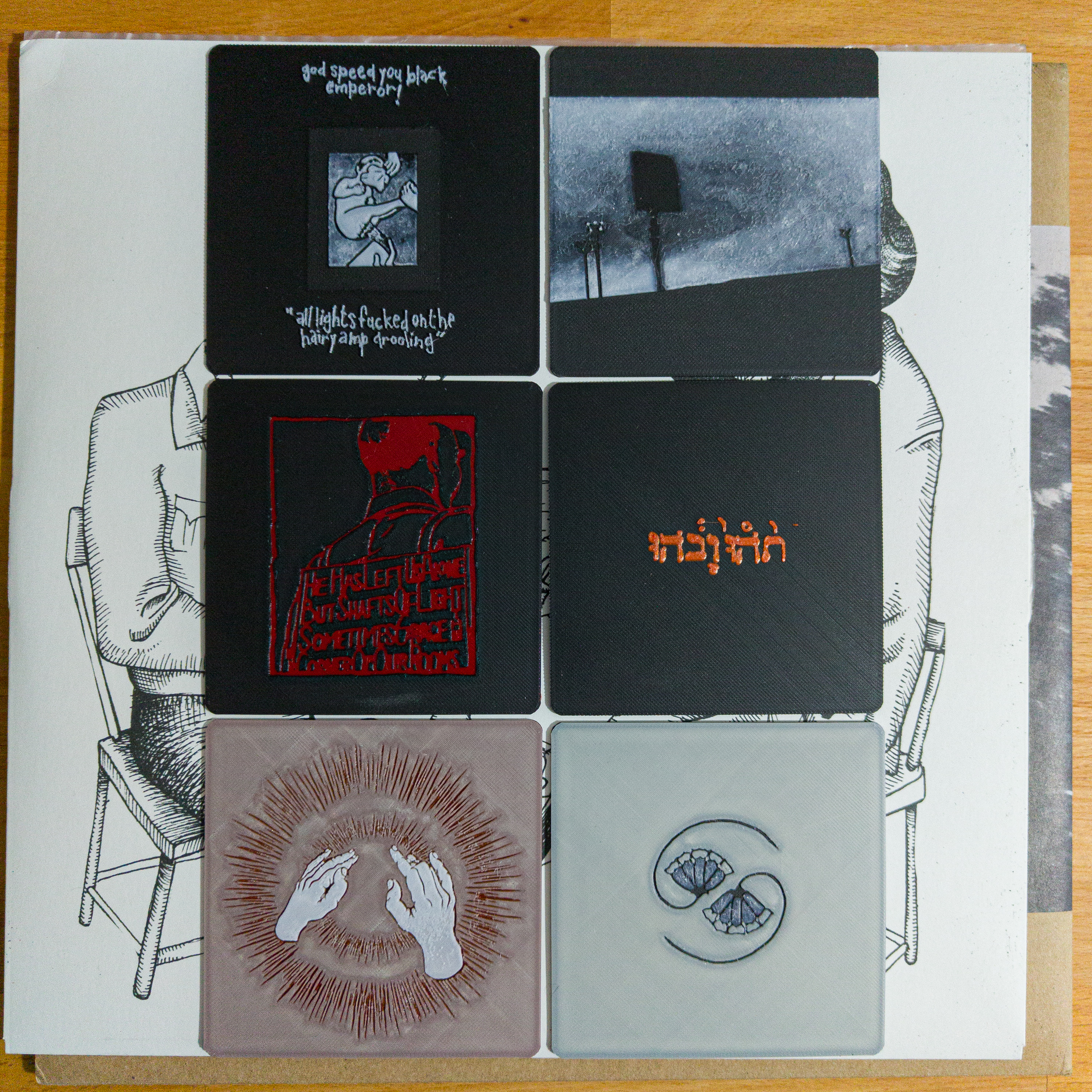 Godspeed You! Black Emperor - Album Cover Coasters (+Bonus)
