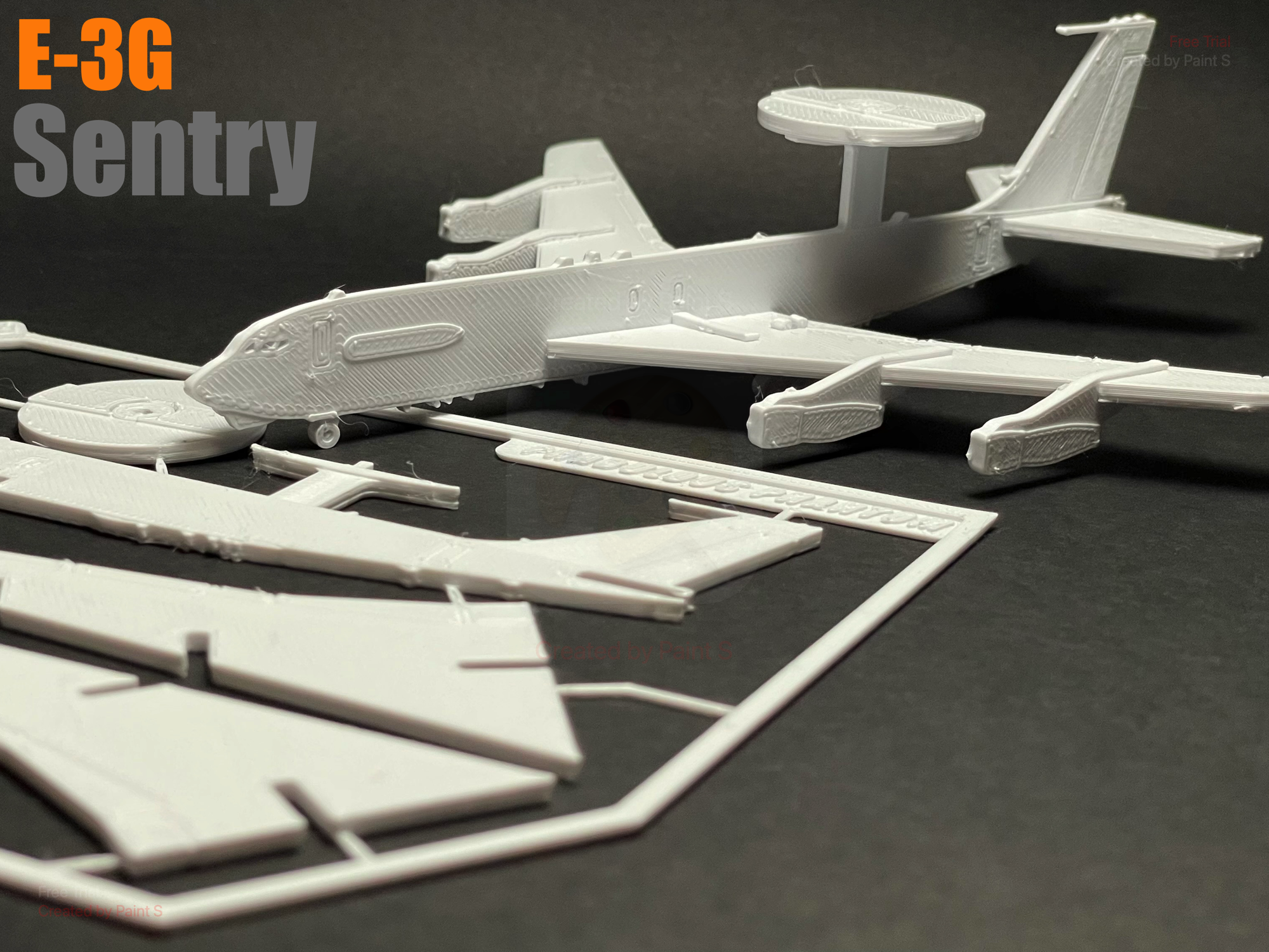 E-3G Sentry AWACS Kit Card