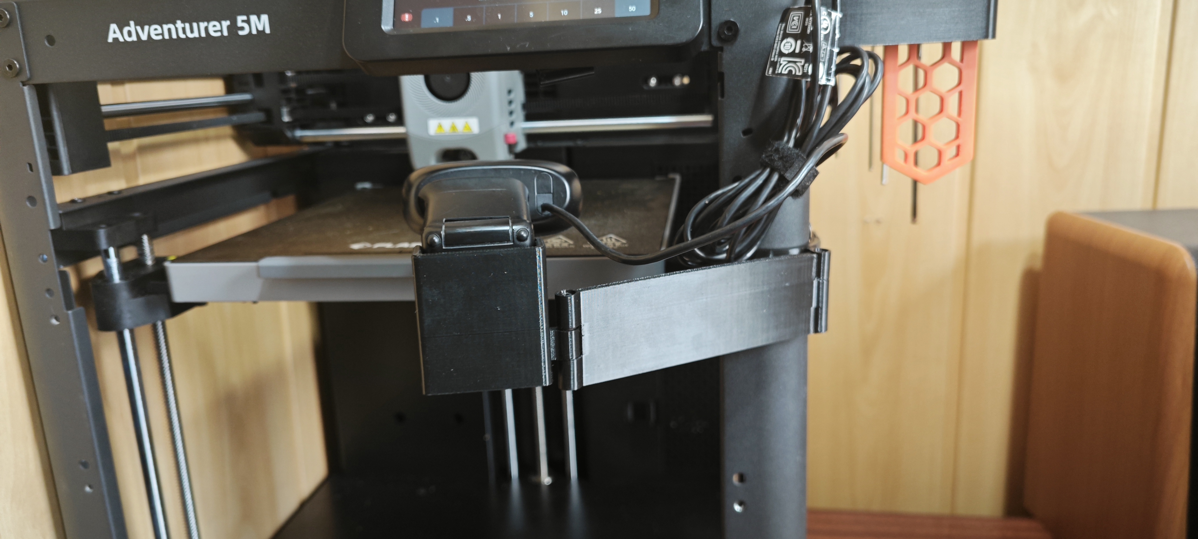 Logitech C 310 camera holder for flashforge adventurer 5m