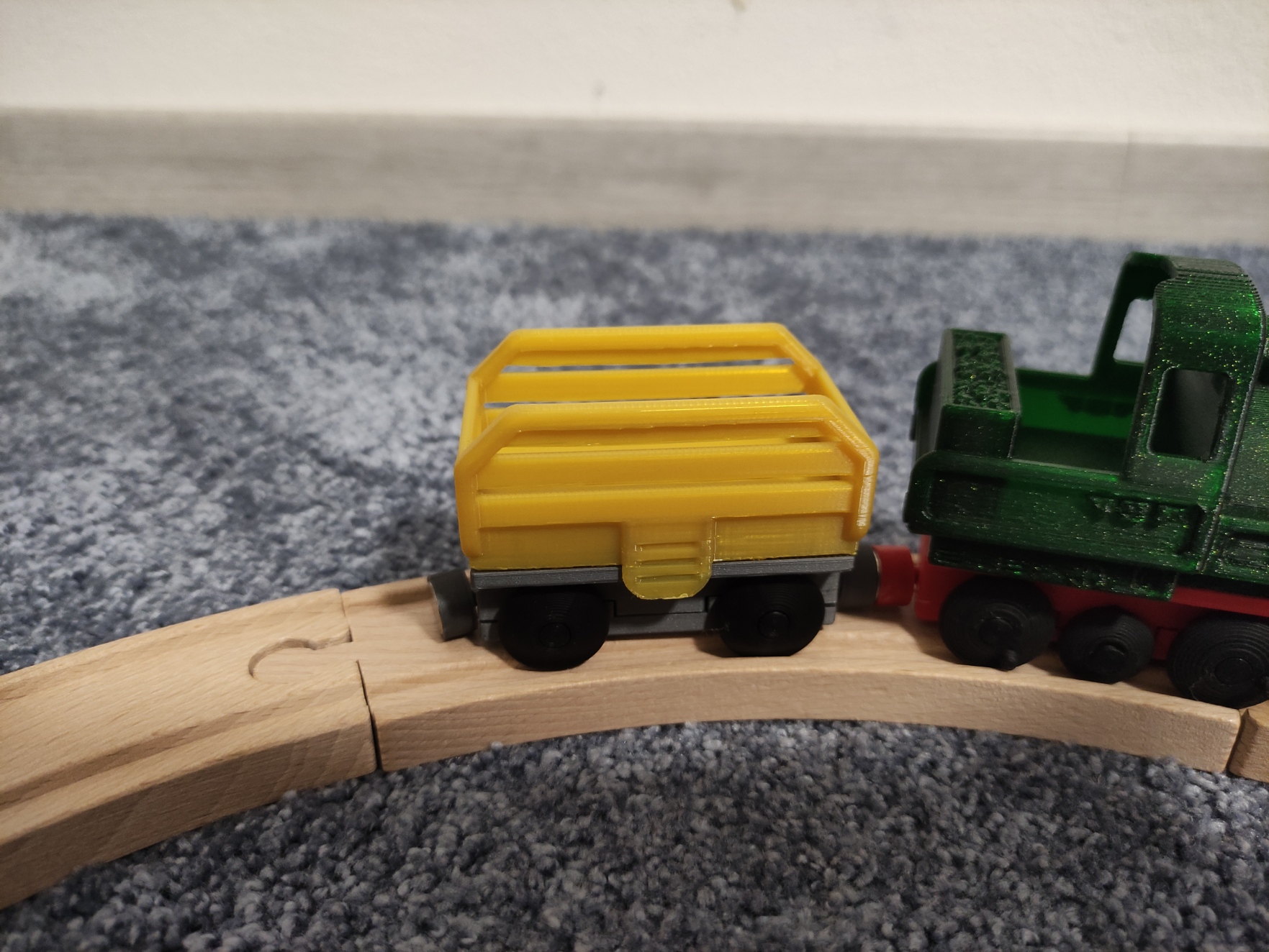 Train wagon duplo adapter