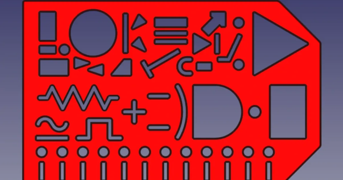 Compact Electronic Symbols Template - CEST+ par jhw | Téléchargez ...