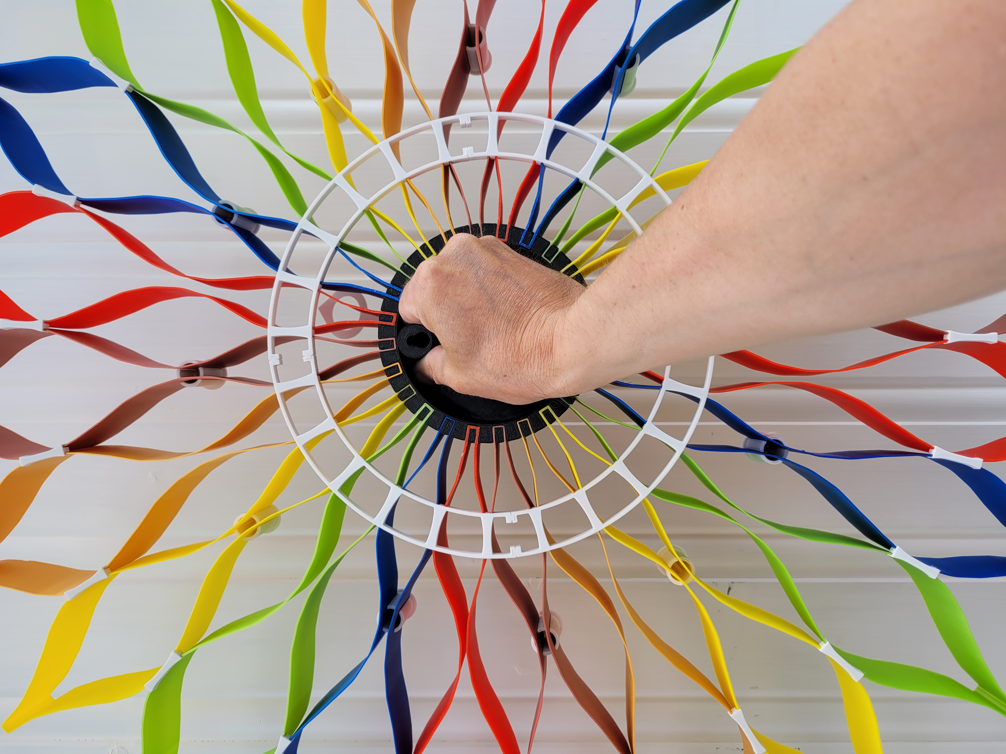 Sunflower Clock Petal Brace (4 parts)