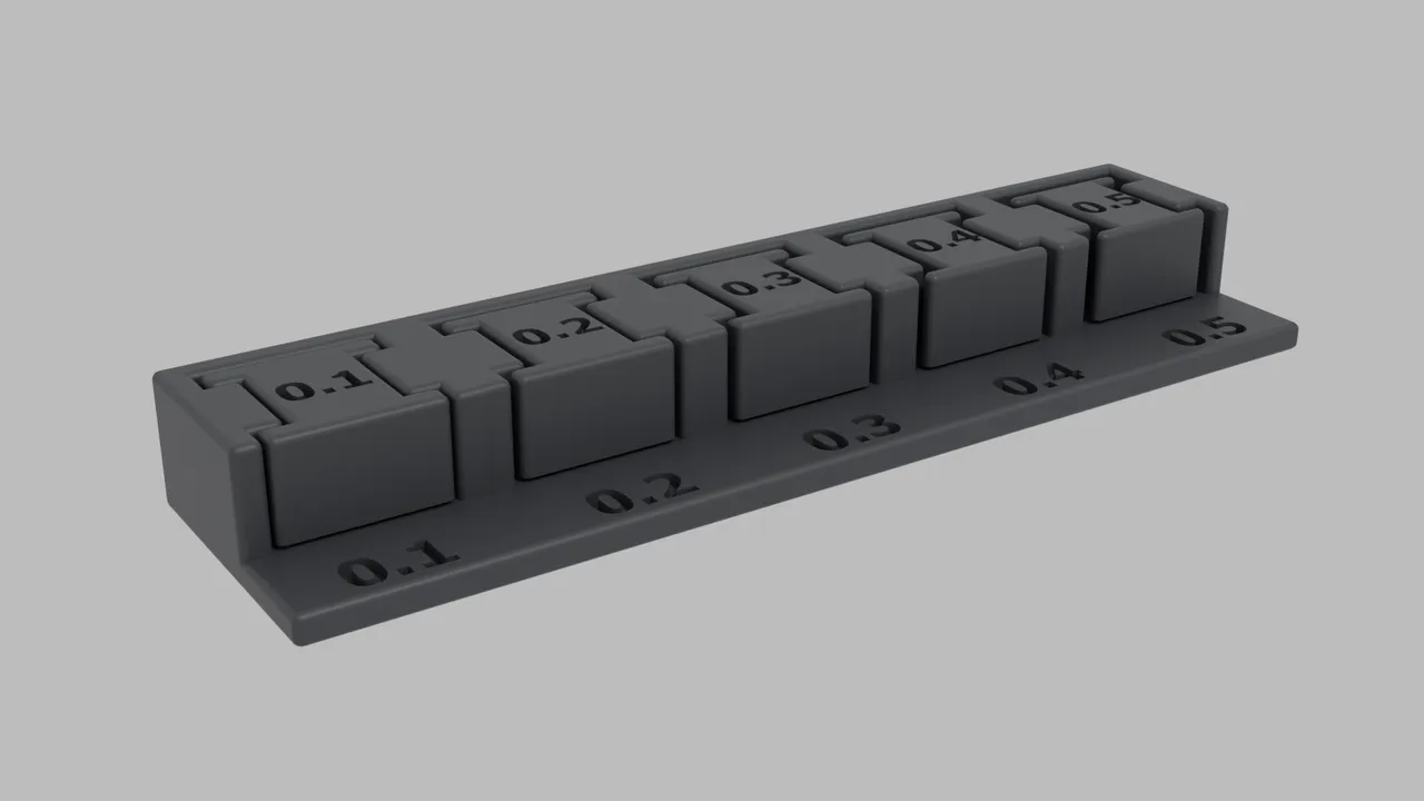 XY Size Compensation Test by N8 D GR8 | Download free STL model