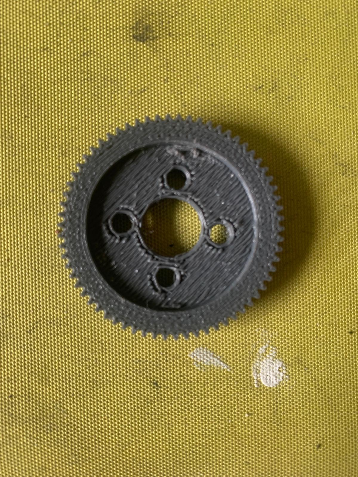 BRKRC Steel 66T 72T 81T 84T Spur Gear 48P RC Main Gears For 1/10