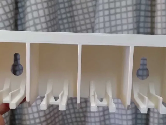 Wall mount 4 toothbrush holder & shelf
