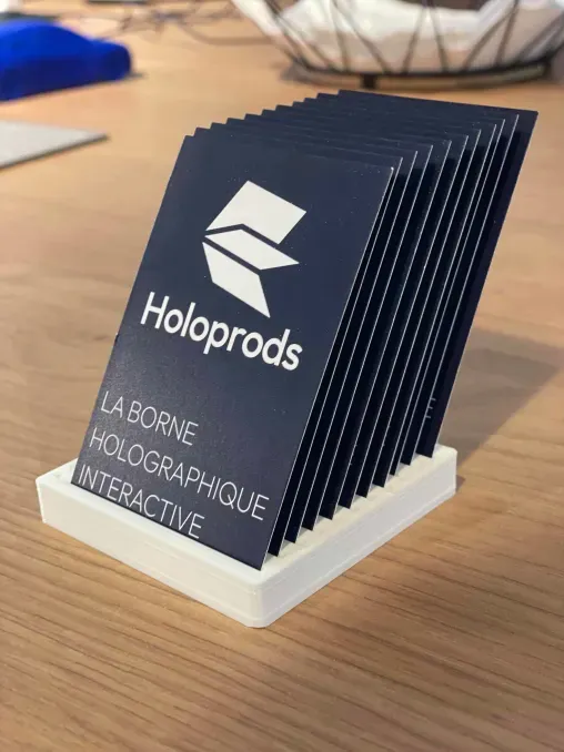 Visiting Cards Supports by FabLabLaPérollière | Download free STL model ...