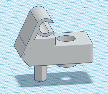 Car sunshade clip (Fiat Grande Punto)