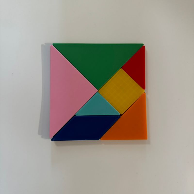 Tangram Puzzle by Polymaker Education | Download free STL model