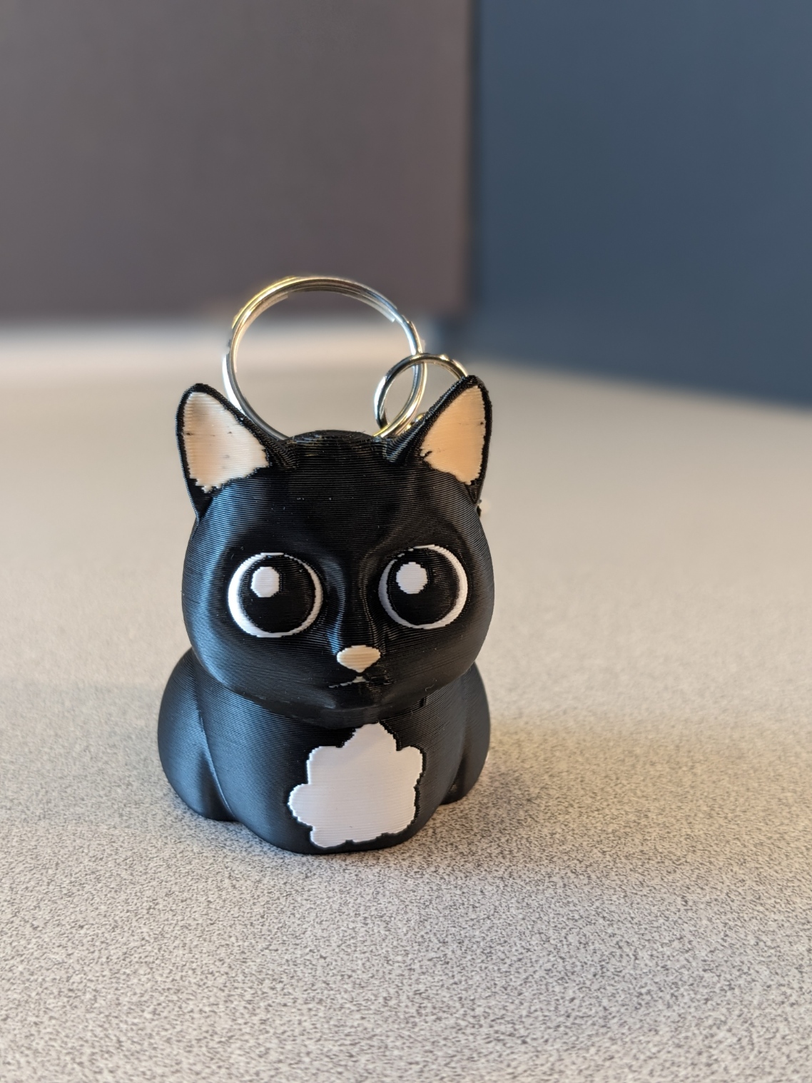 Miniatura 4 do modelo 3D Cat Keychain