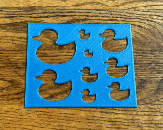 Rubber Ducks Stencil