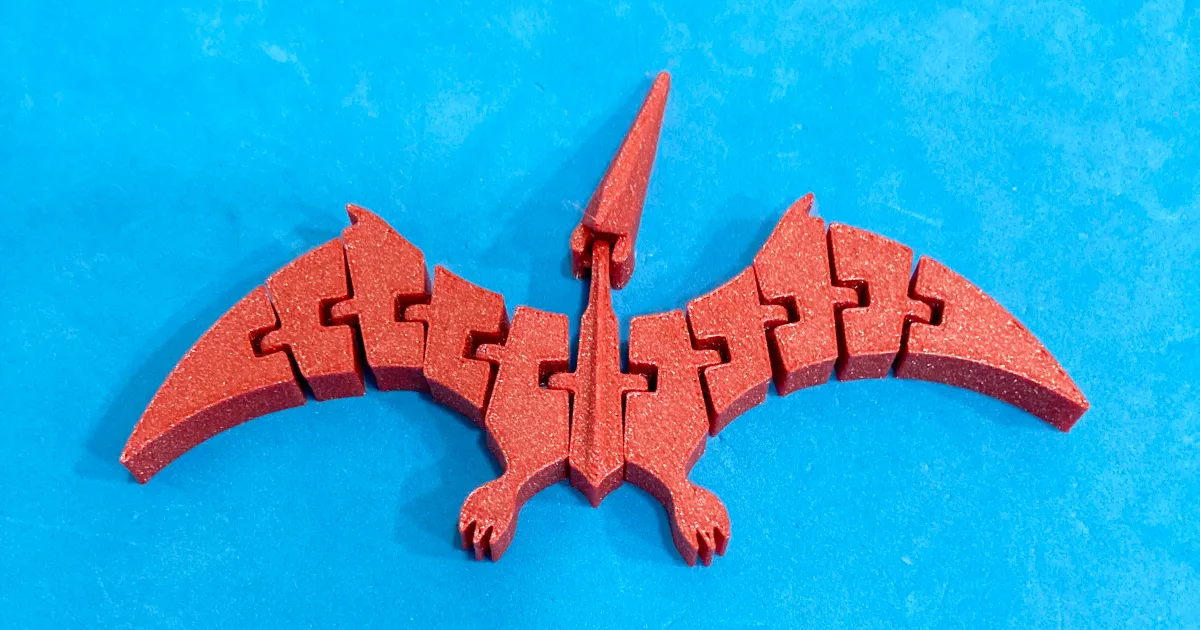 Articulated pterodactyl / Pterodáctilo articulado by Franchescor ...
