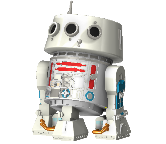 R5-D4 Funko Pop - 3 legged version