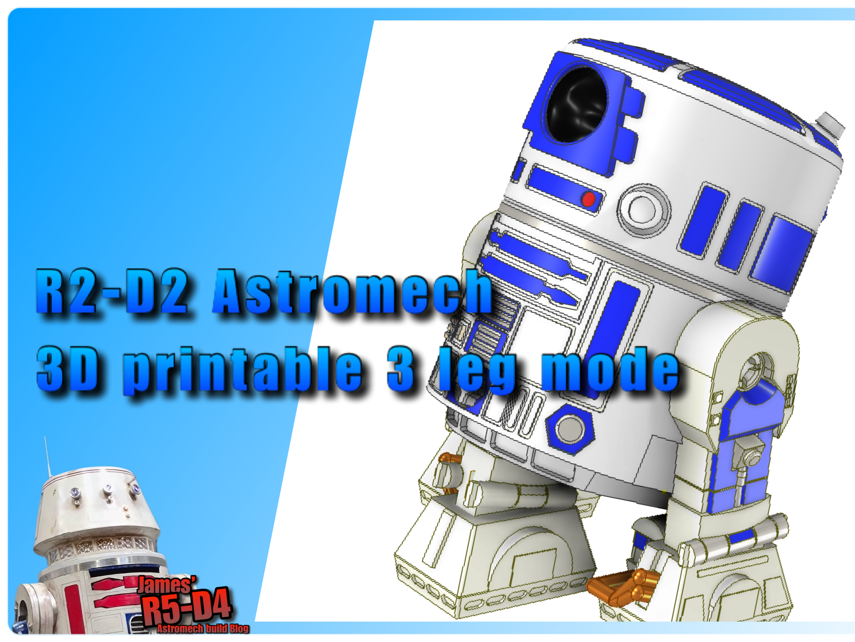 R2-D2 Funko Pop - 3 legged version