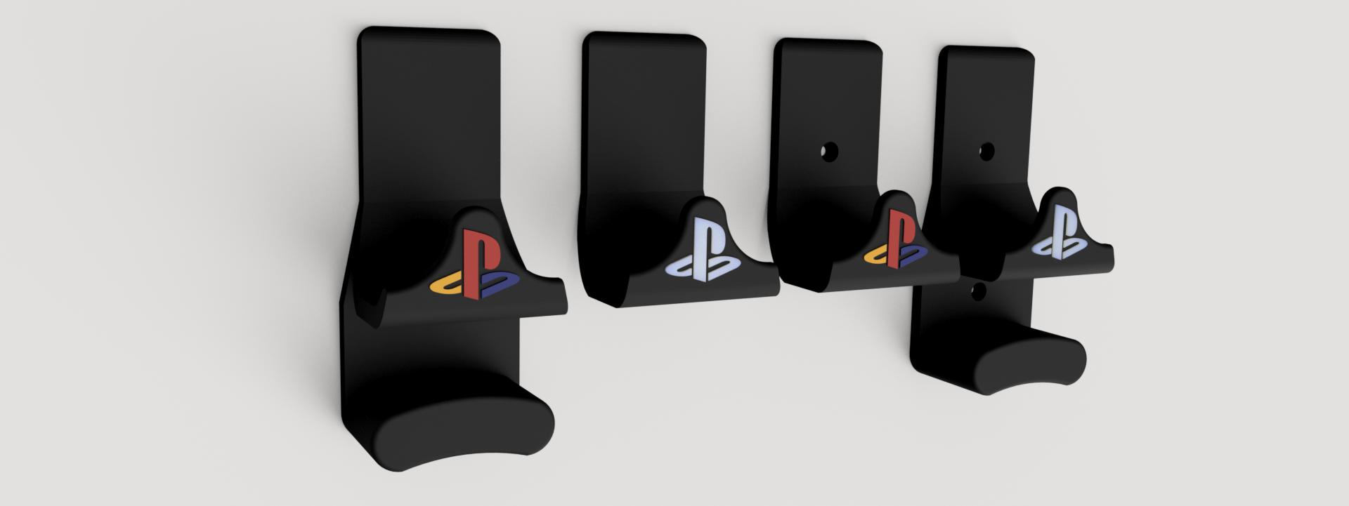 PS5 Controller and Headphones Wall Mount (2 Versions)
