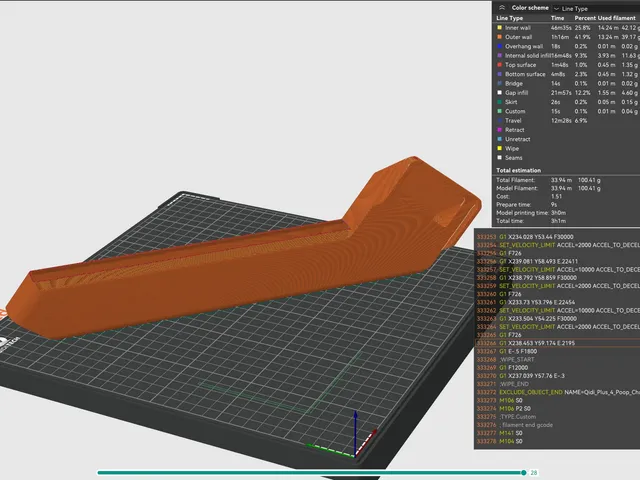 Qidi Plus 4 Waste Chute Optimized