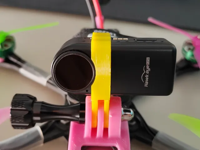 Hawkeye Thumb 2 bracket with GoPro mount