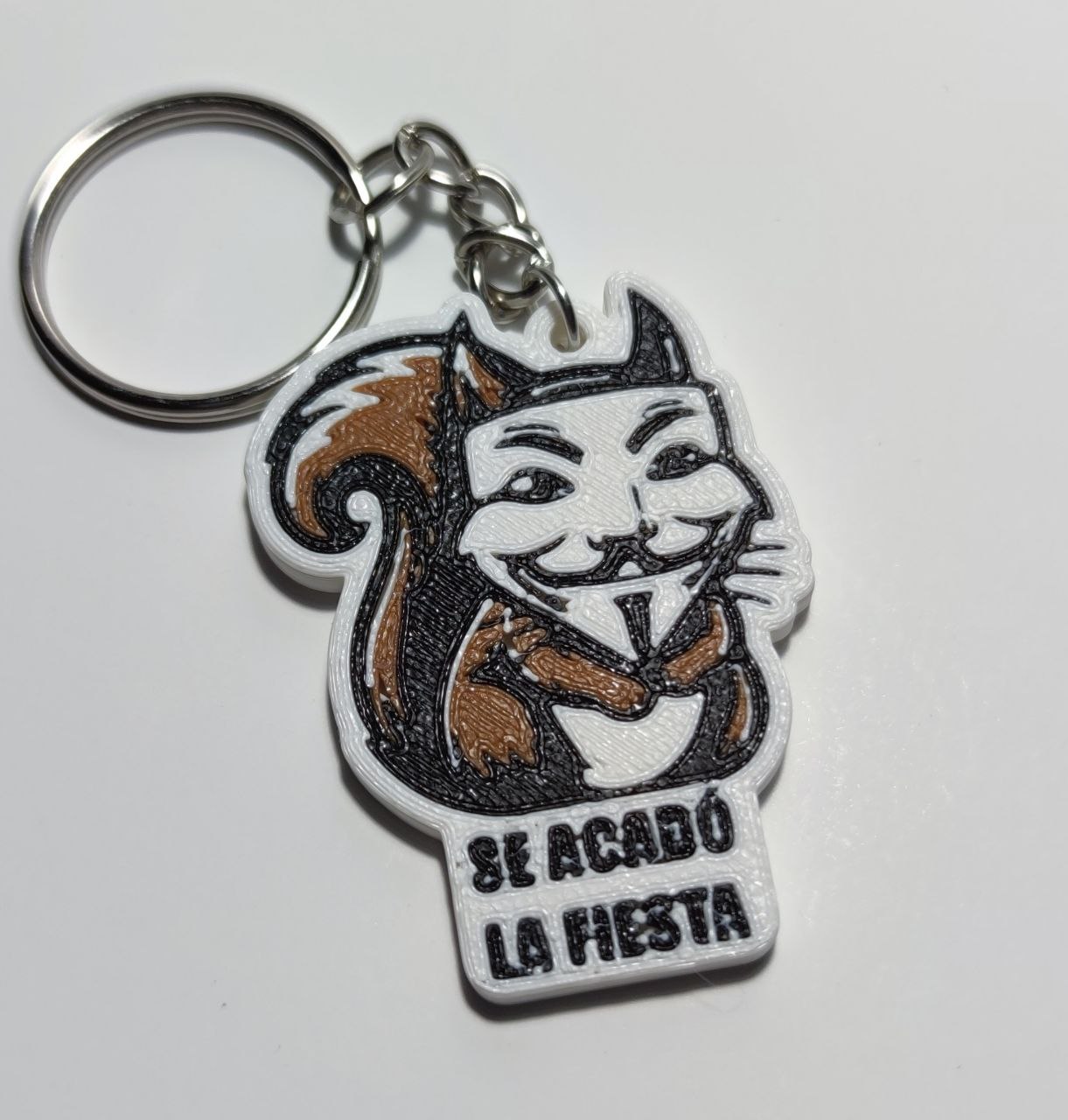 LLAVERO SE ACABÓ LA FIESTA - SE ACABÓ LA FIESTA Keychain by David ...