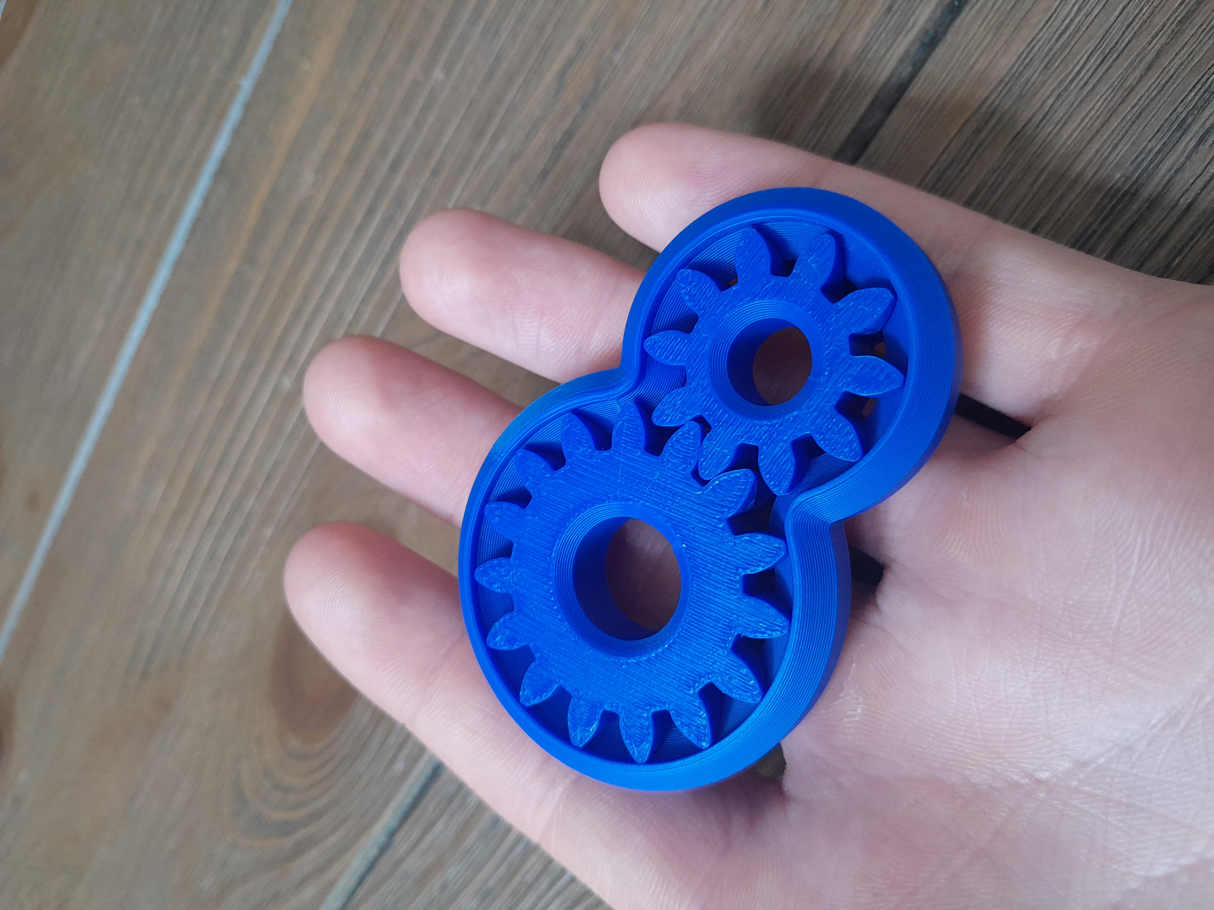 Track Gear Fidget Toy Print in Place