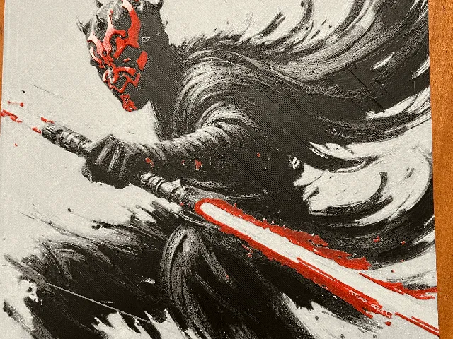 Darth Maul with Double Red Lightsaber