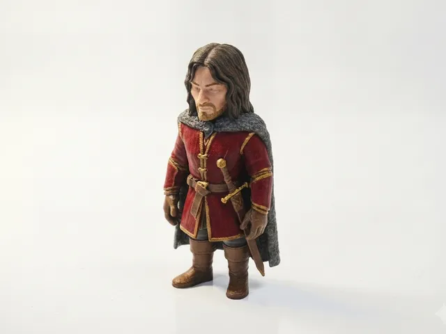 Aragorn Figurine Lord of the Rings 3D Printable